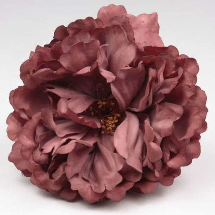 大輪ピオニー・パリ・フラワー・茶色 ・カラー 16cm