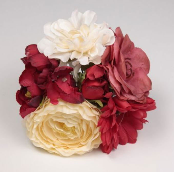 Ramillete de Flores Clásicas para Traje de Flamenca