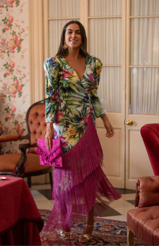 Vestido Rocío Nenufar Agua