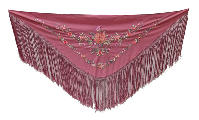Cheap Flamenco Embroidered Small Shawls