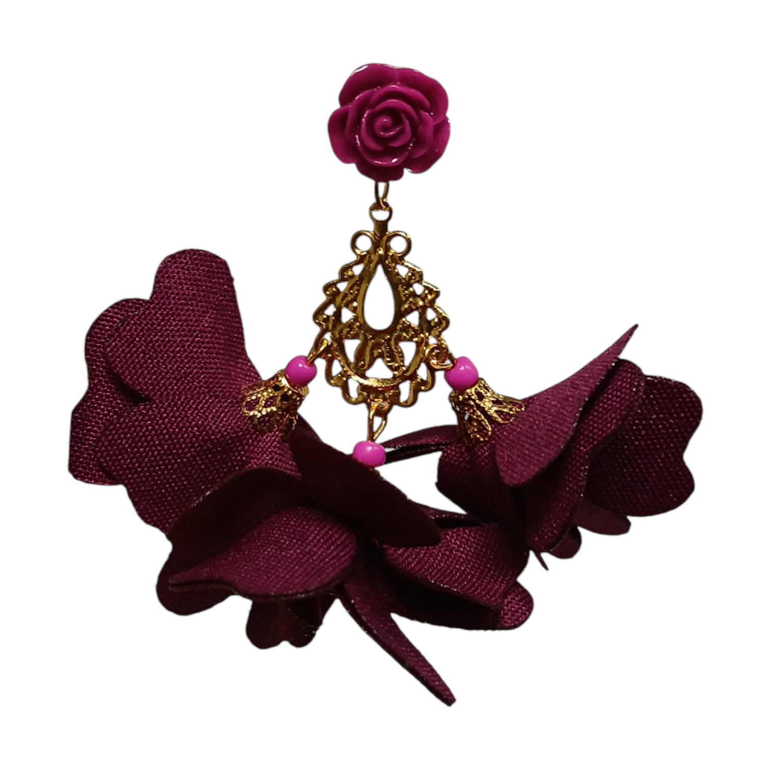 Boucles d'oreilles flamenco originales