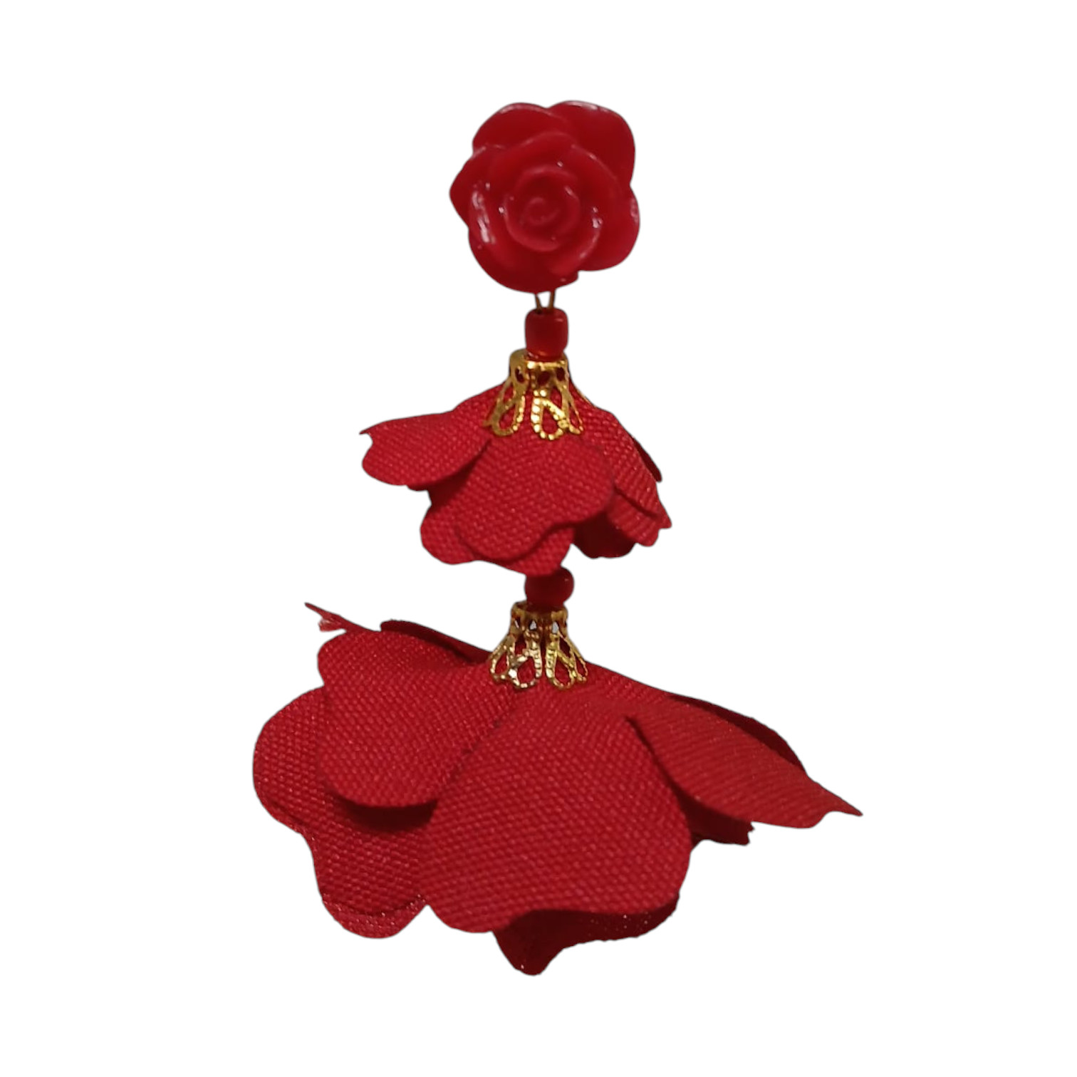 Boucles d'oreilles flamenco faites à la main