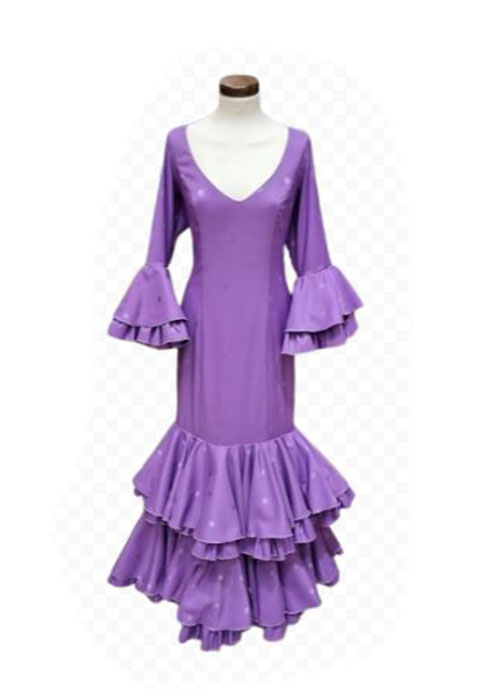 Size 40. Flamenco Dress Pradera Purple