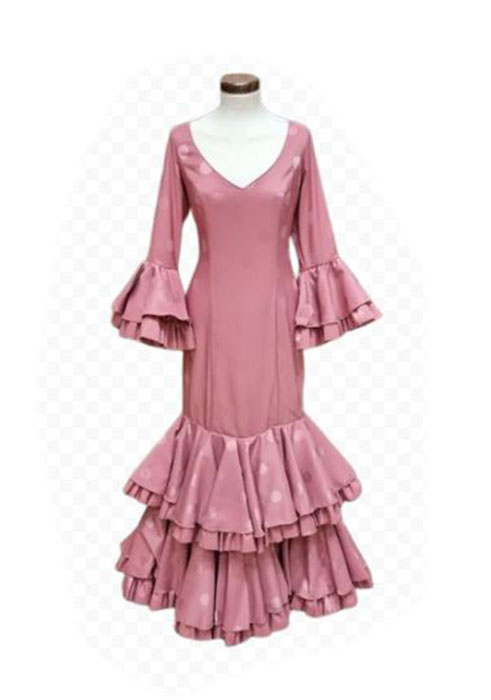 Size 42 . Outlet. Flamenca dress Pradera Rosa . T.42