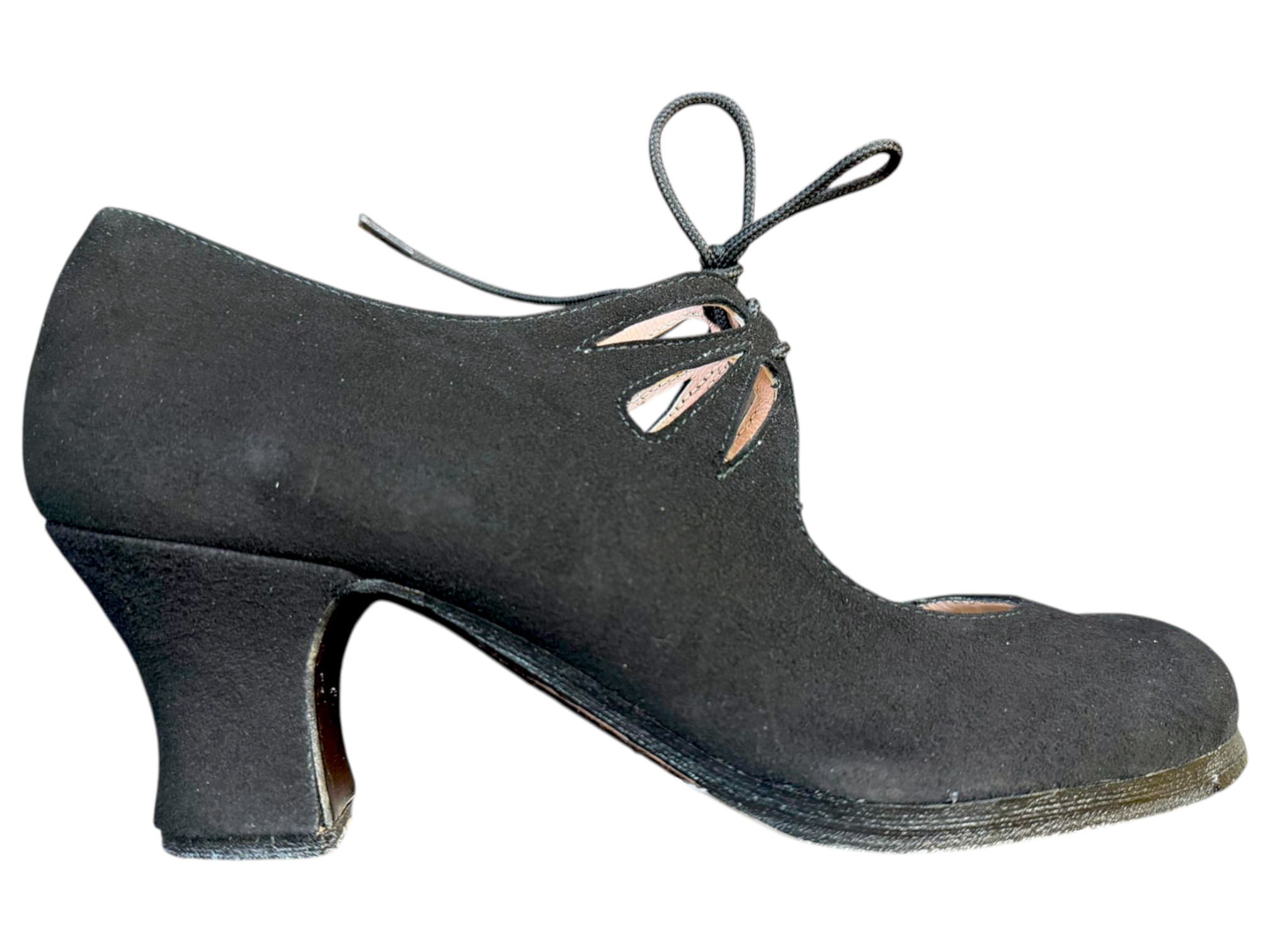 Zapato Flamenco Begoña Cervera. Cordonera Calado
