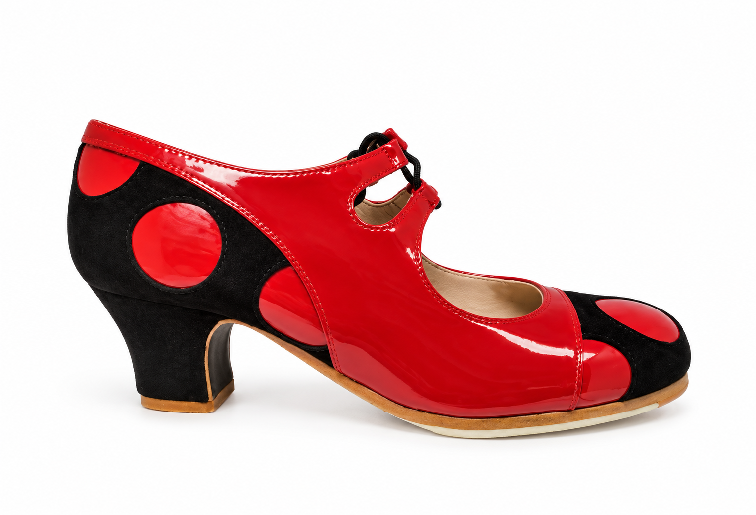 Polka Dots Flamenco Shoes by Begoña Cervera. Model: Hechizo