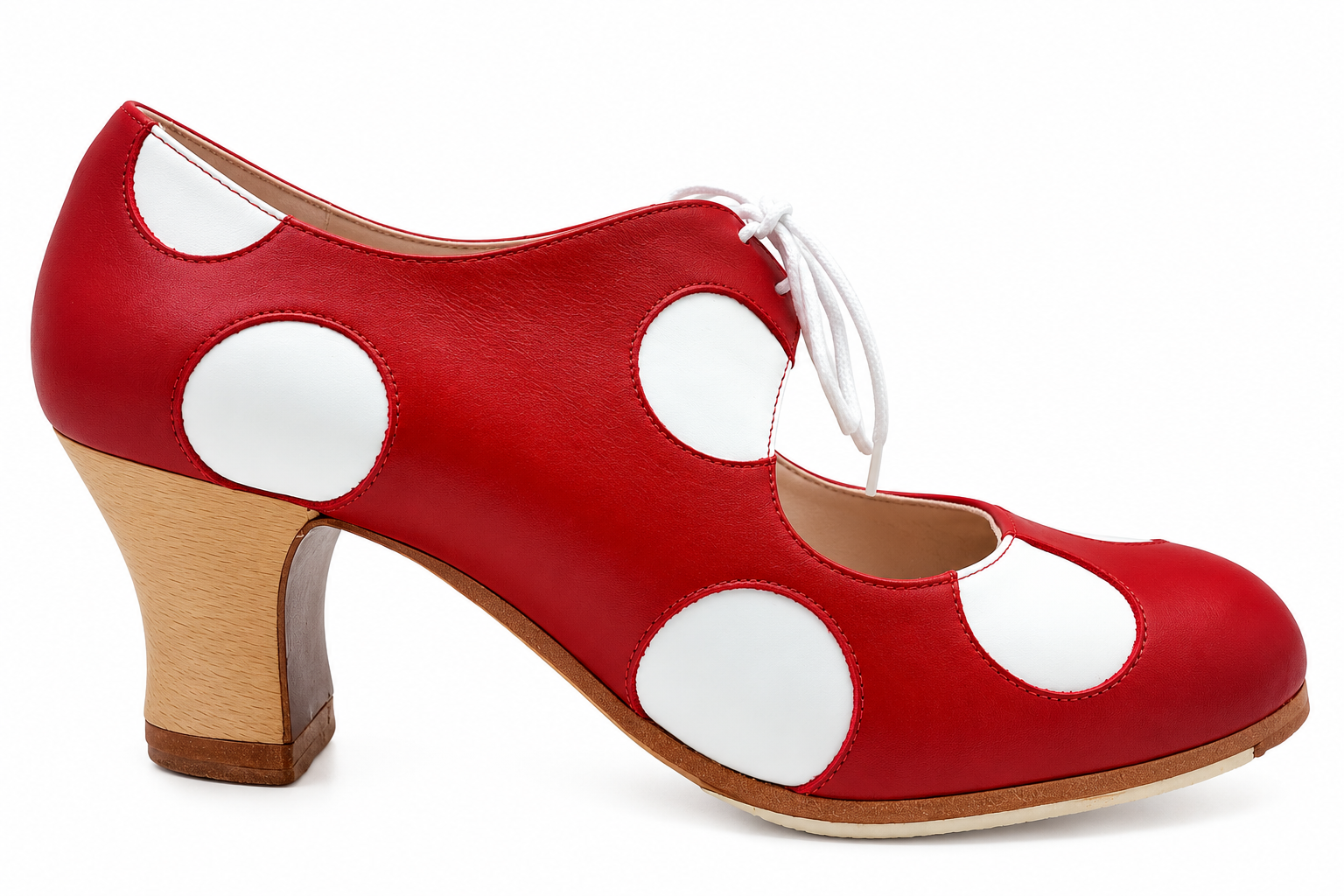 Zapato Flamenco Begoña Cervera. Lunares Cordonera