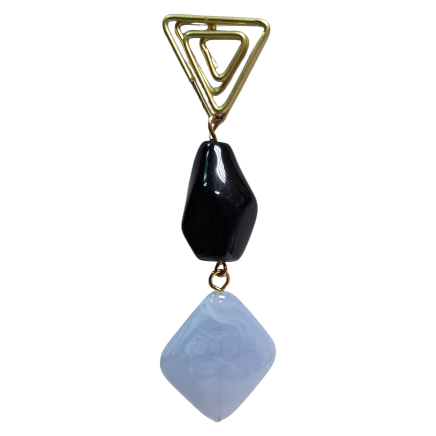 Pendientes de Flamenca Celeste Hechos a Mano. Complementos Ferias y Romerías