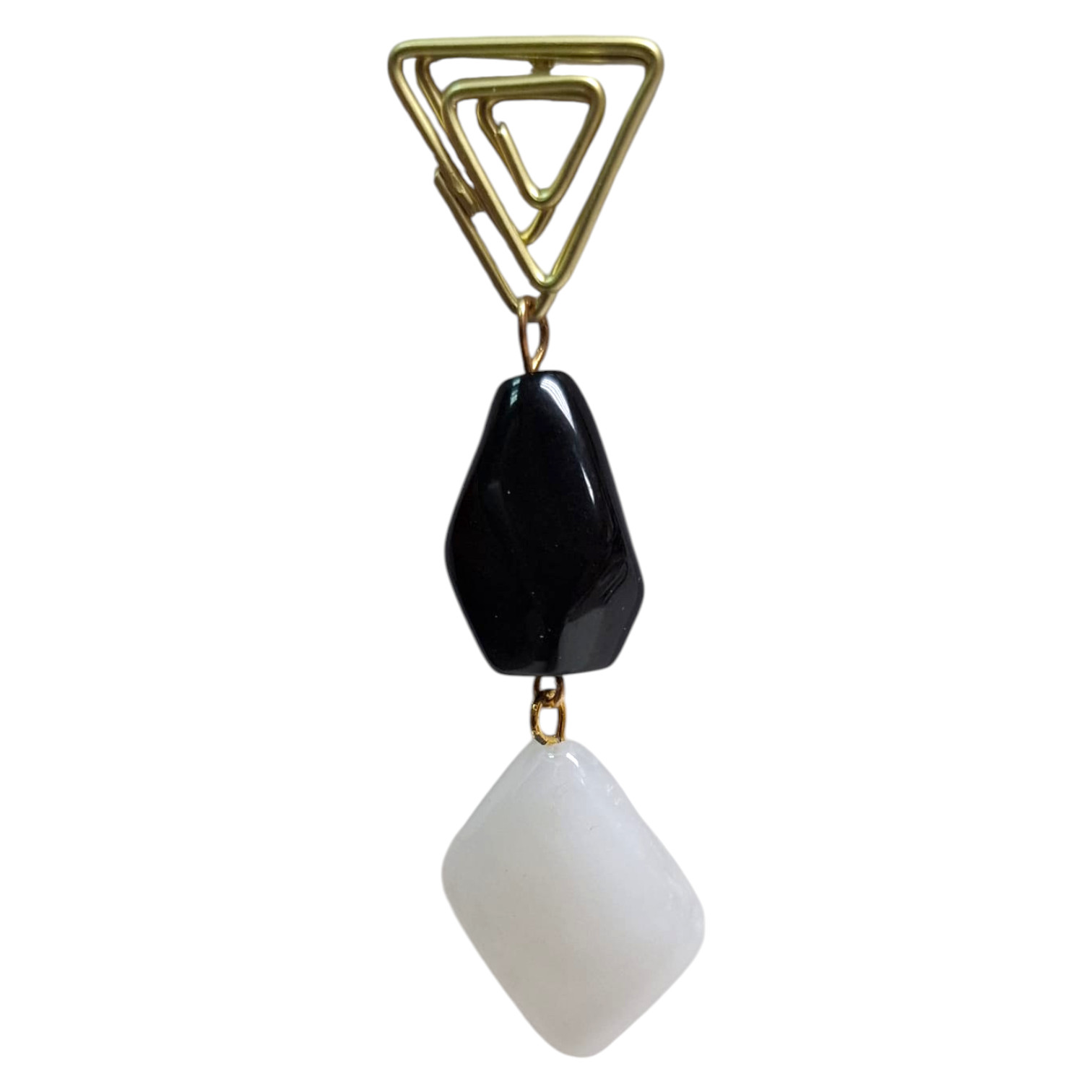 Pendientes de Flamenca Blancos Largos Hechos a Mano en Sevilla para Feria y Romería