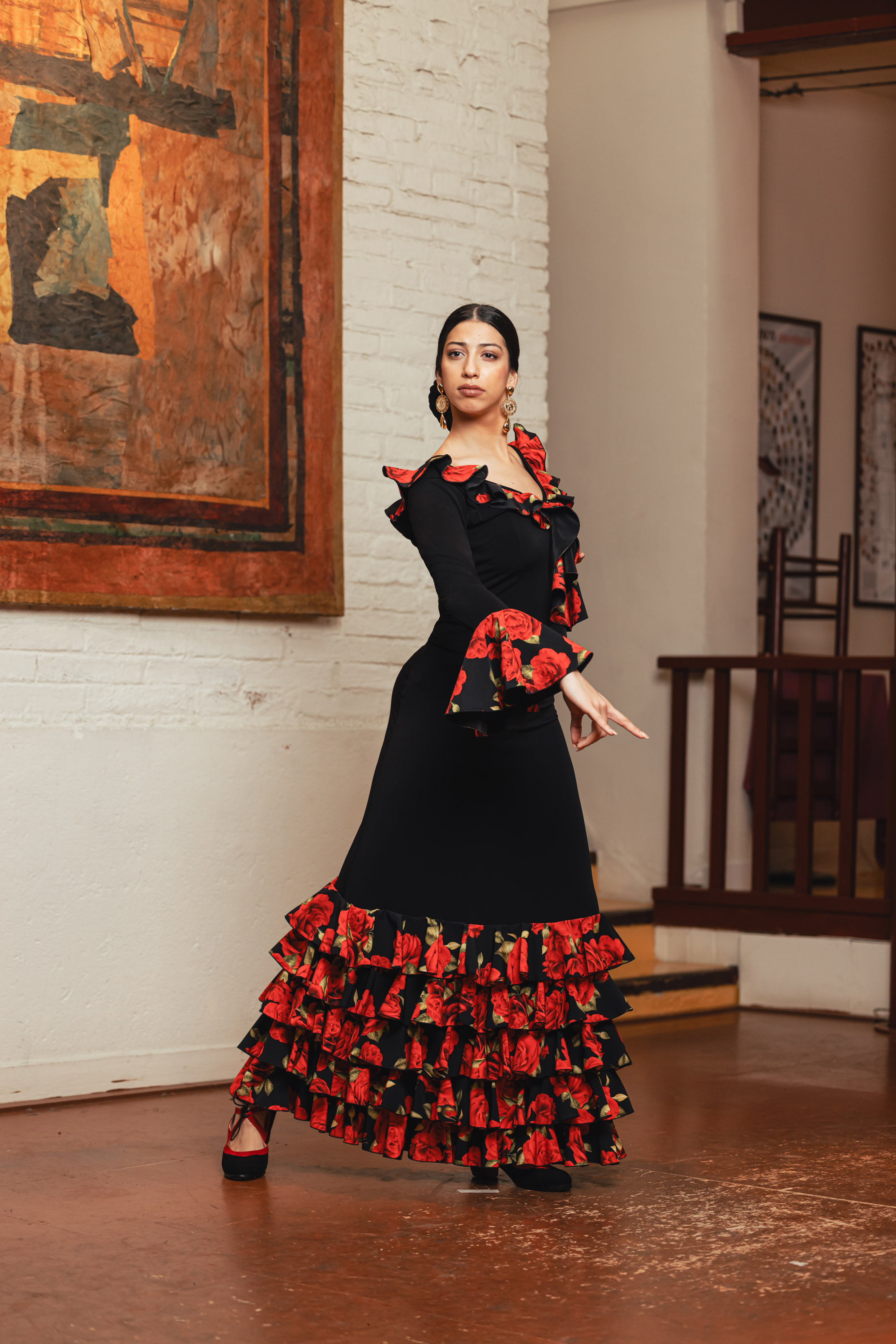 Jupe pour la Danse Flamenco Zagra Crespón. Davedans