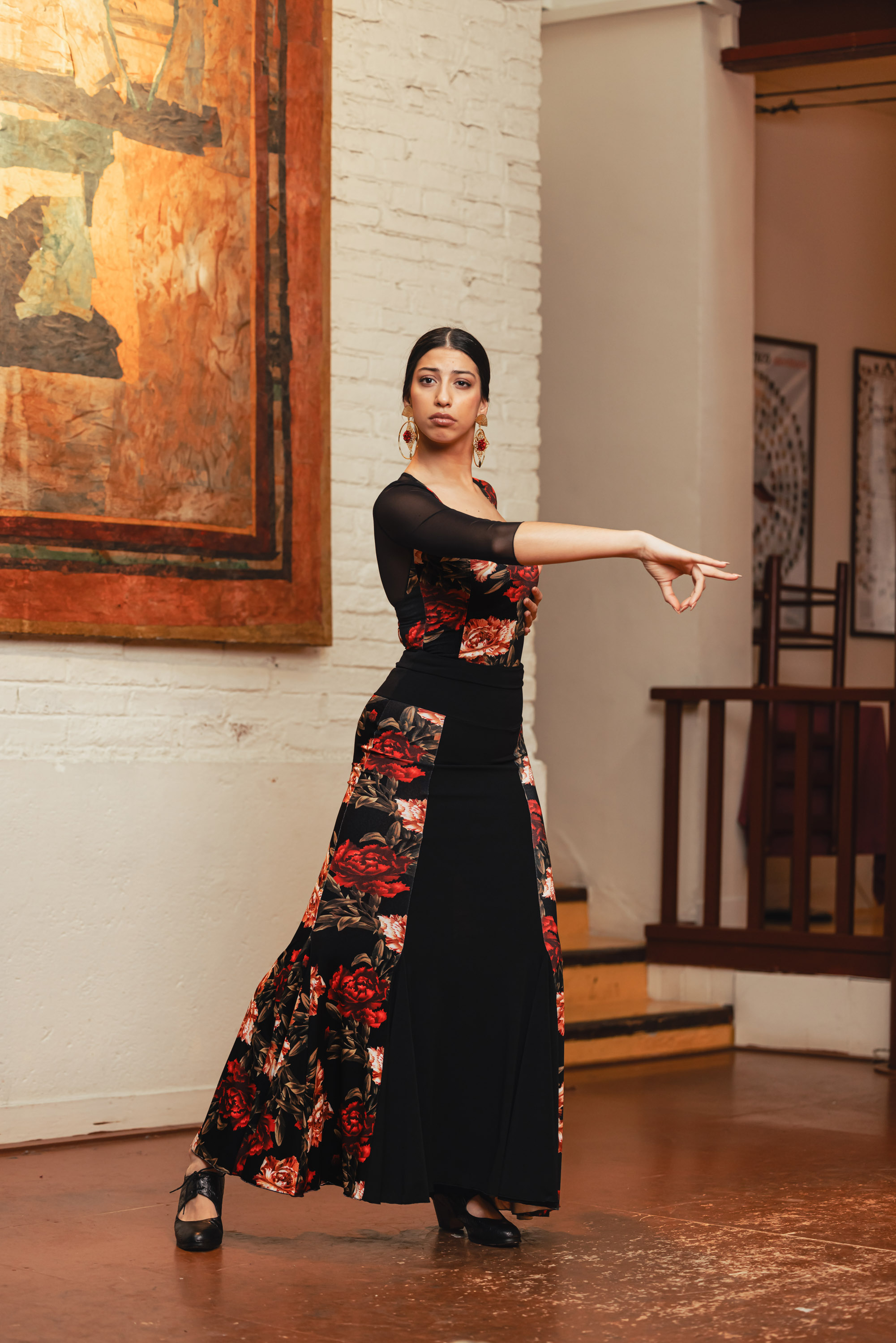 Jupe de Flamenco "Azabache". Davedans