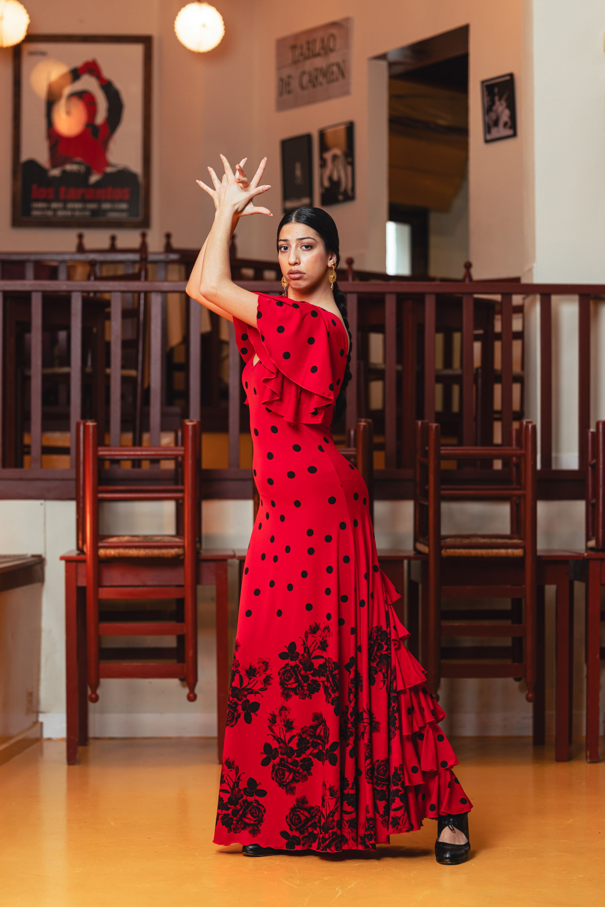 Robe de Danse Flamenco Temple. Davedans