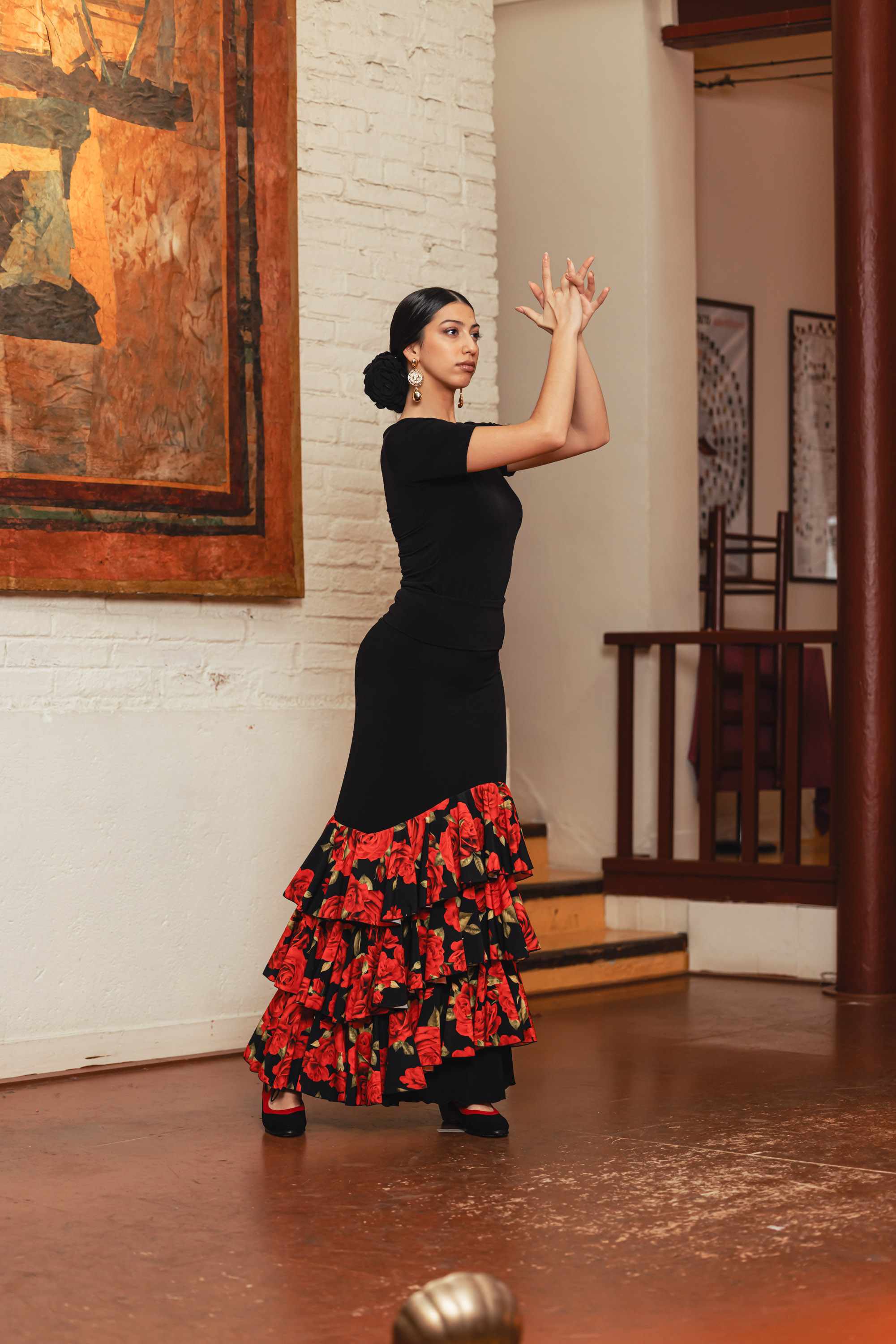 Flamenco Dance Skirt Jerez Crepe. Davedans
