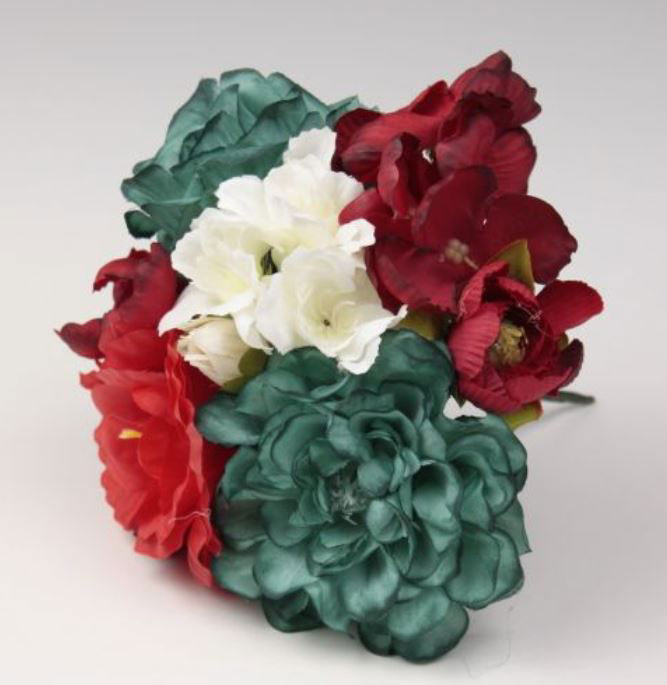 Ramillete Flamenca con Flores Elegantes. Ref. 42284
