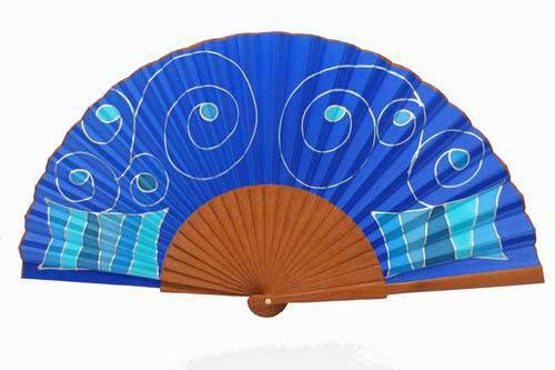 Hand painted Silk Fan - MA15