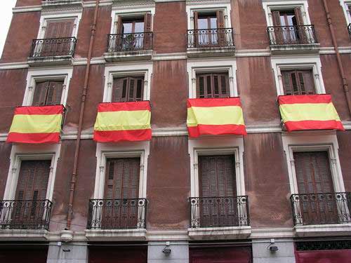 Bandera de España por metros (80 cm. ancho)