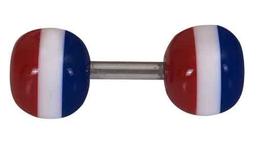 Boutons de manchette drapeau français