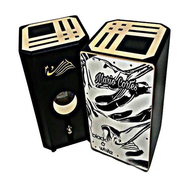Cajón Flamenco Mario Cortés. Mod. Black & White