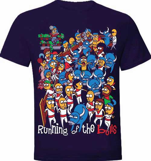 Camiseta Souvenir Encierro San Fermin