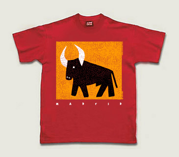 White horned bull t-shirt - Kids