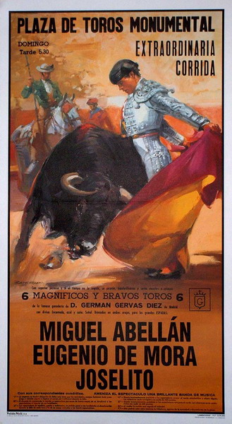 Cartel Plaza Monumental de las Ventas - Ref.205M