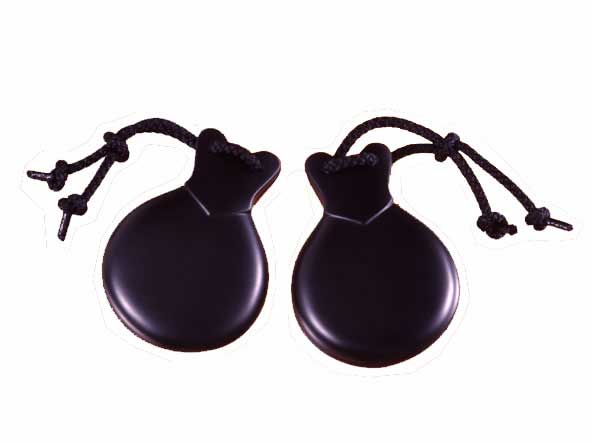 Castañuelas para flamenco: bolero Fibra Negro nº 6