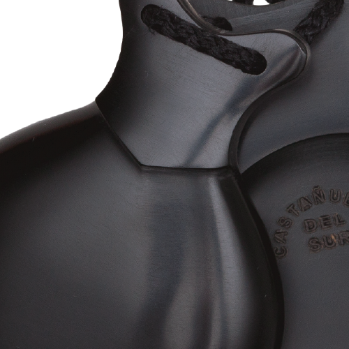 Black Fiber Professional Flamenco Castanets with V Ears