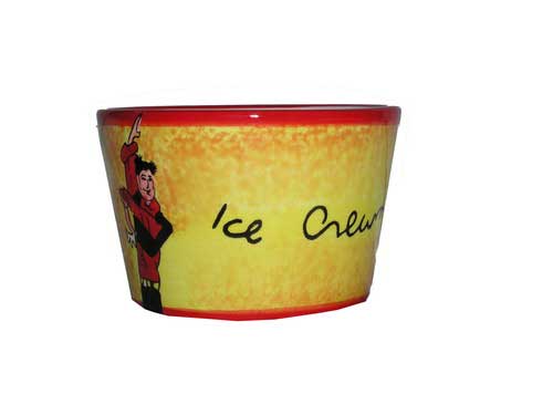 Tarrina para Helados. Flamenca y Bailaor