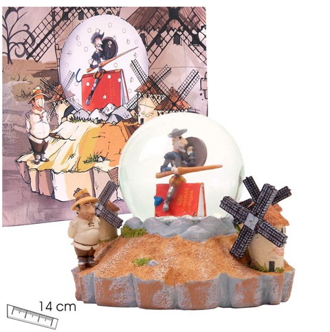 Bola de Agua Don Quijote Y Sancho
