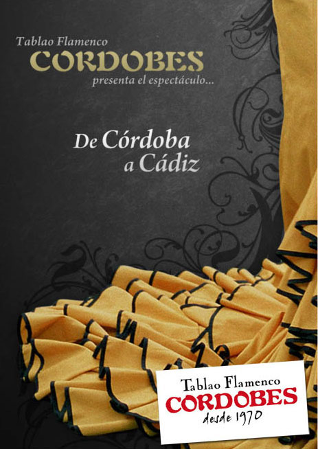 Tablao Flamenco Cordobes. De Córdoba a Cádiz. Oscar de los Reyes, Cristóbal García, Miguel Heredia, Hugo López, Carmen González, Olga Llorente. Dvd