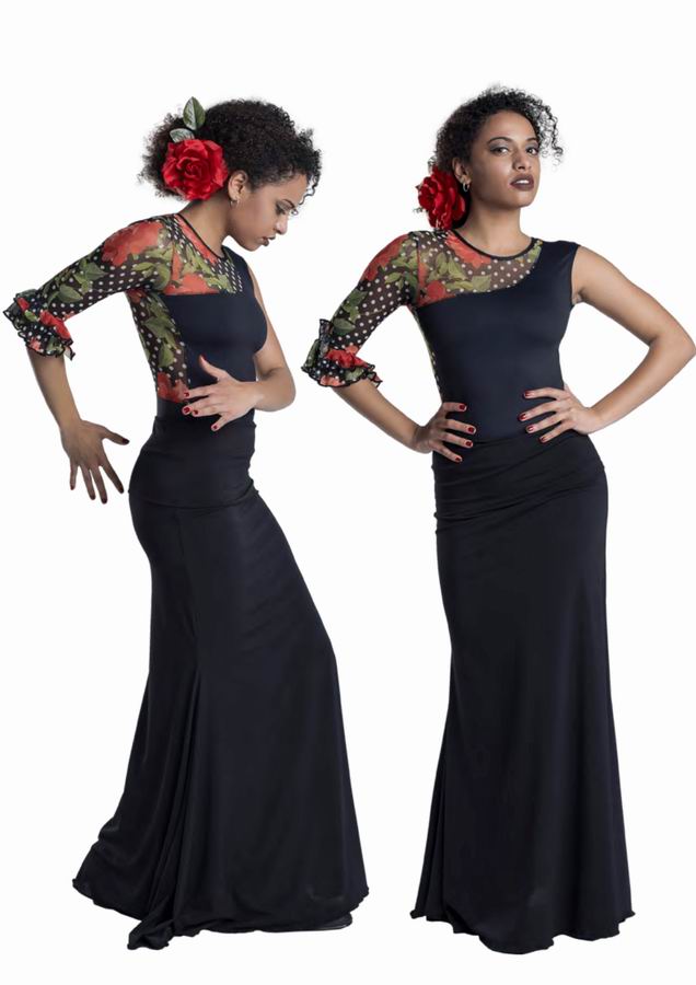 Happy dance. Faldas de Flamenco para Escenario y Ensayo. Ref. EF330PF13