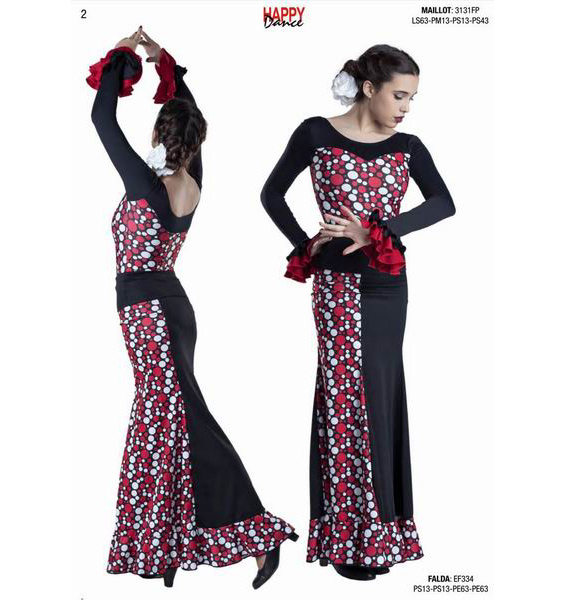 Happy dance. Faldas de Flamenco para Escenario y Ensayo. Ref. EF334PS13PS13PE63PE63