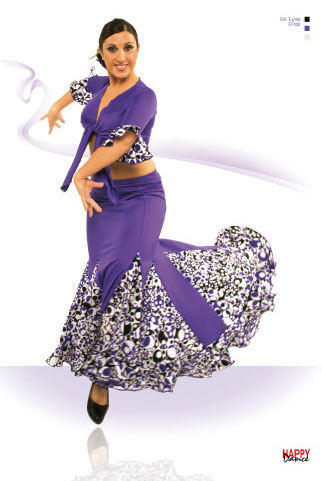 Falda para Baile Flamenco Happy Dance Ref. EF100PS4PS153