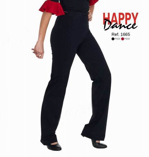 Pantalon Recto Para Baile en Punto de Seda