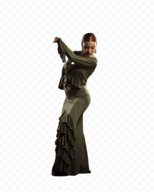 Falda para Baile Flamenco Modelo. Vega. Ref. 3814