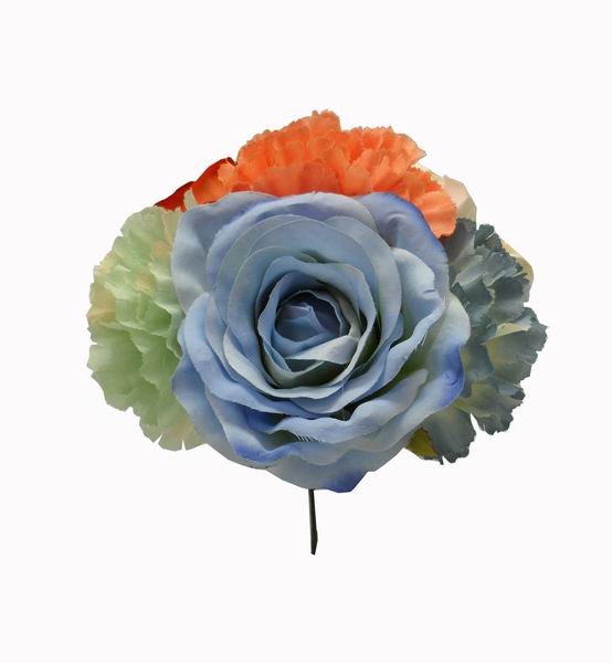 Flamenca Bouquet Orange and Blue Tones