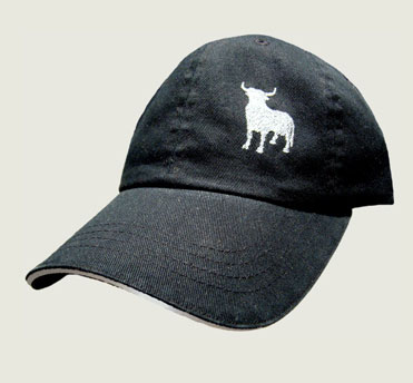 Silver bull cap