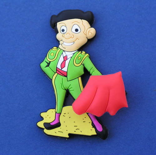 Torero with muleta  - Fridge Magnet
