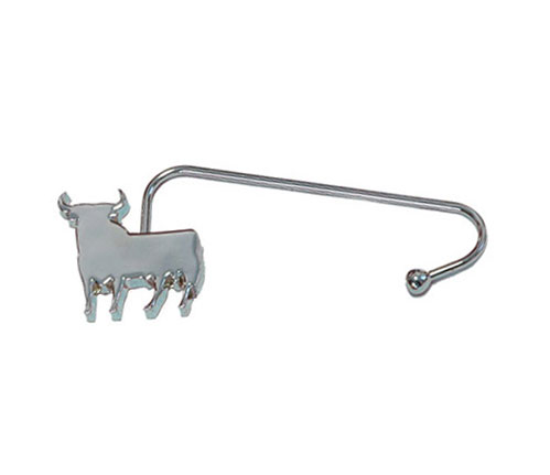 Handbag hanger Osborne Bull figure