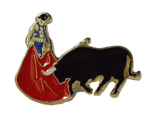Pin du taureau et torero