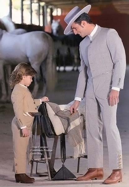 Traje Campero Combinado Principe de Gales Color Gris