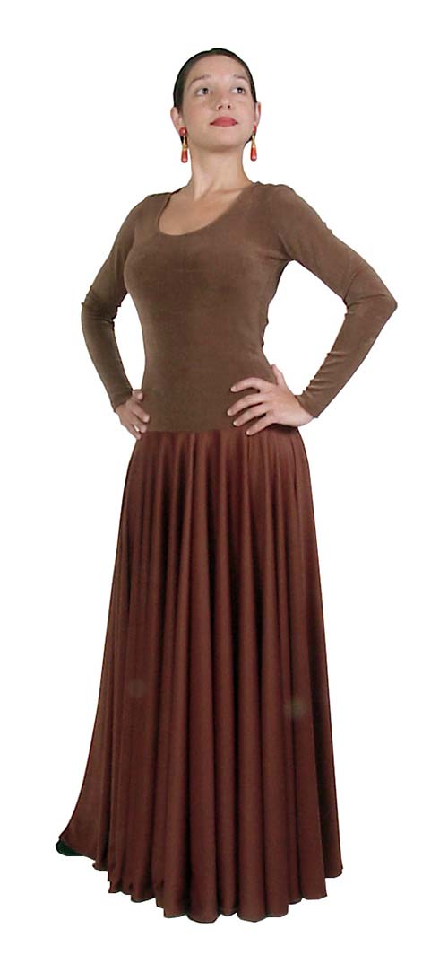 Traje para baile flamenco. Modelo Garrotín