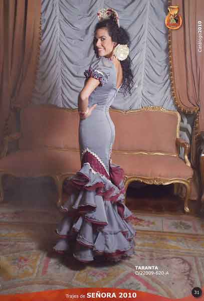 Trajes de Flamenca. Modelo Taranta 2010