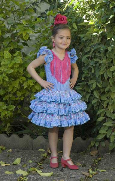 Trajes de Flamenca Niña. Mod. Aitana