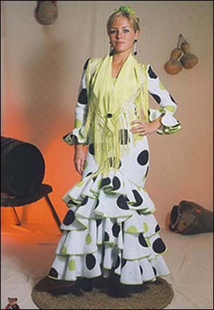 Ladies flamenco outfits: mod. Cartuja