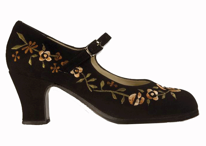 Zapato Flamenco Begoña Cervera. Bordado Correa