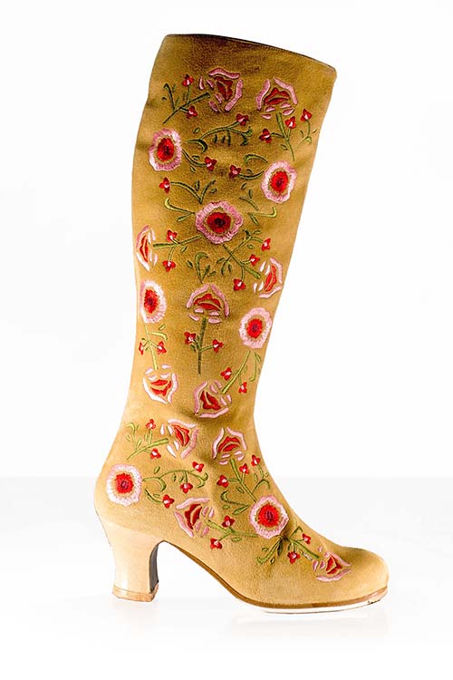 Bota de Flamenco Begoña Cervera. Chocolata