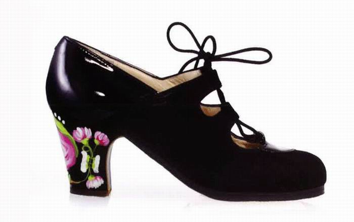 Zapato Flamenco Begoña Cervera. Floreo