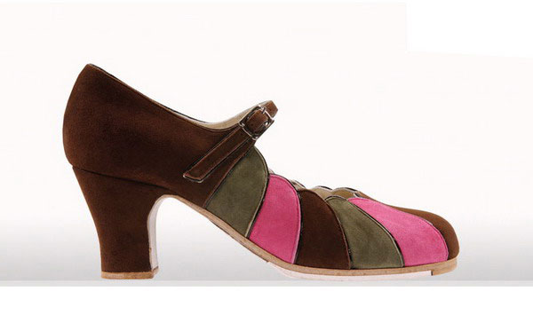 Zapato Flamenco Begoña Cervera. Acuarela